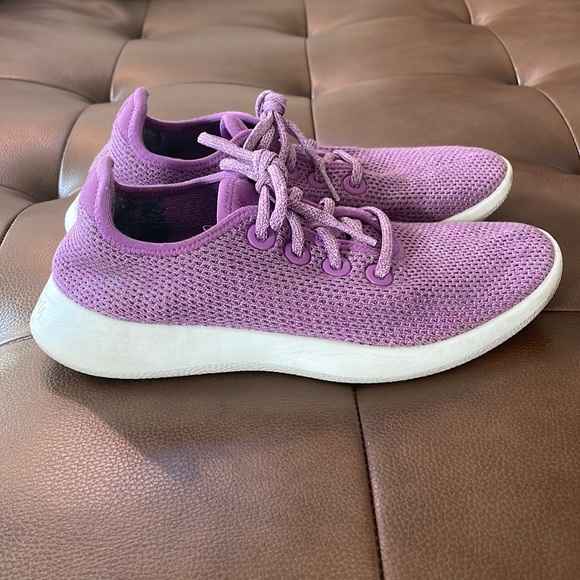allbirds Shoes - Allbirds Tree Runner Purple Sneakers. Women Size 8.
